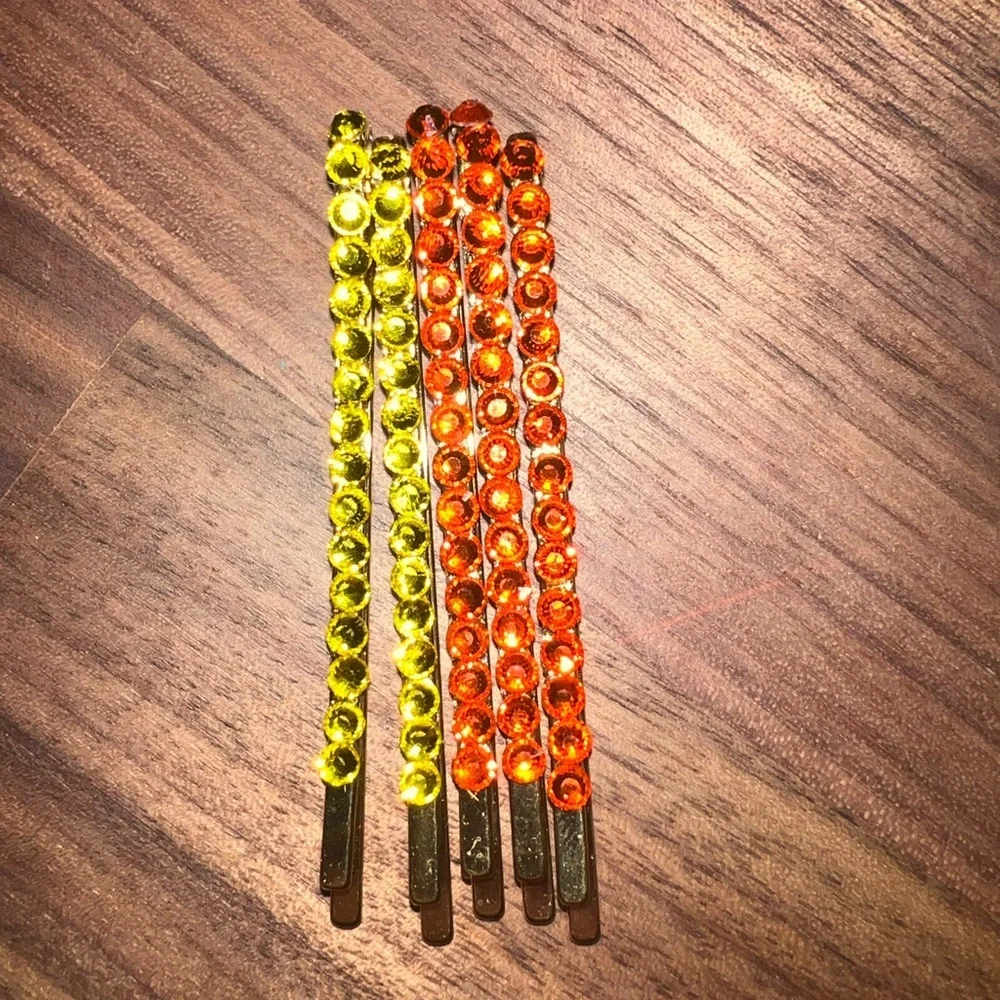Austrian Crystal Bobby Pin 18k‎ Gold Plated